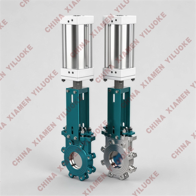 Pneumatic Knife Gate Valve Lug Type Pneumatic Knife Gate Valve